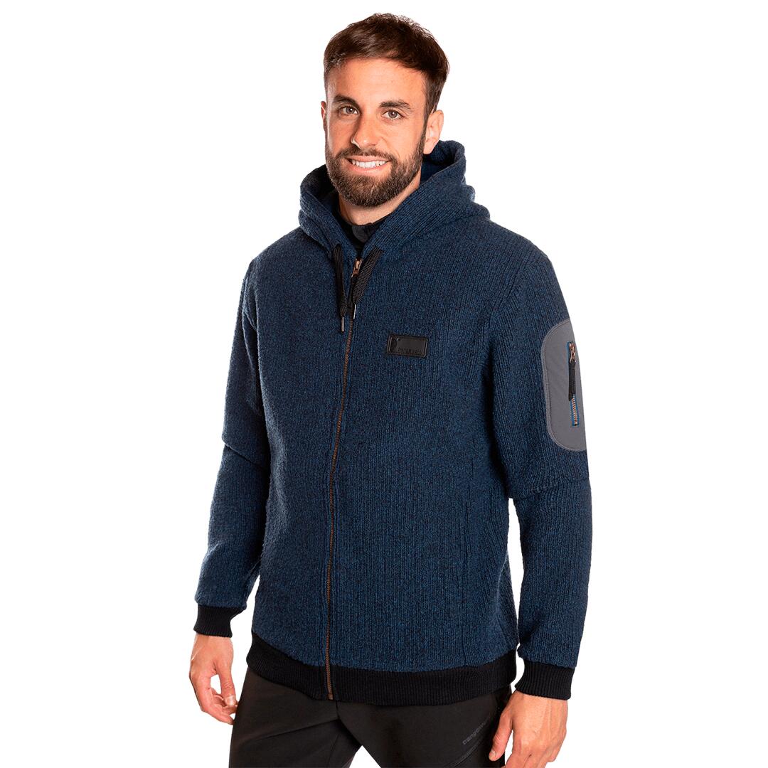 Forro polar para Hombre Trangoworld Tindaya Azul/Negro 3/7