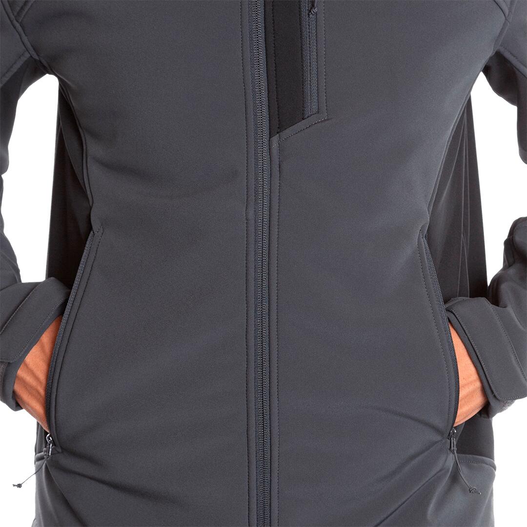 Softshell para Hombre Trangoworld Larvik Gris/Negro 6/7