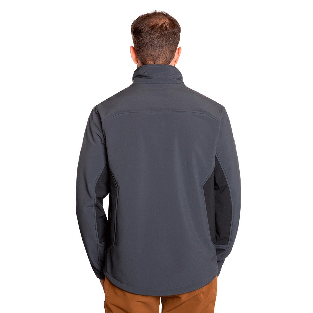 Softshell para Hombre Trangoworld Larvik Gris/Negro 4/7
