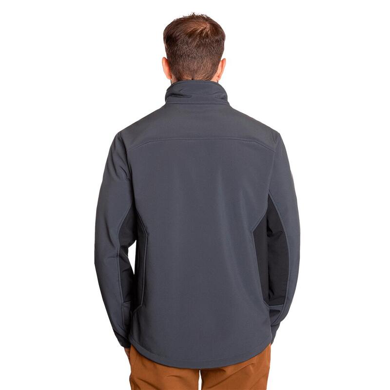 Chaqueta cortavientos para Hombre Trangoworld Larvik Gris/Negro