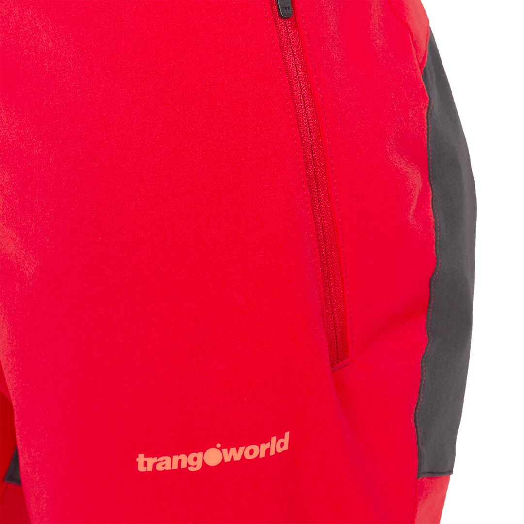 Pantalón para Mujer Trangoworld Lahan Rojo/Negro 2/6