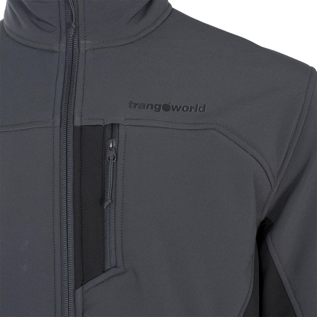 Softshell para Hombre Trangoworld Larvik Gris/Negro 2/7