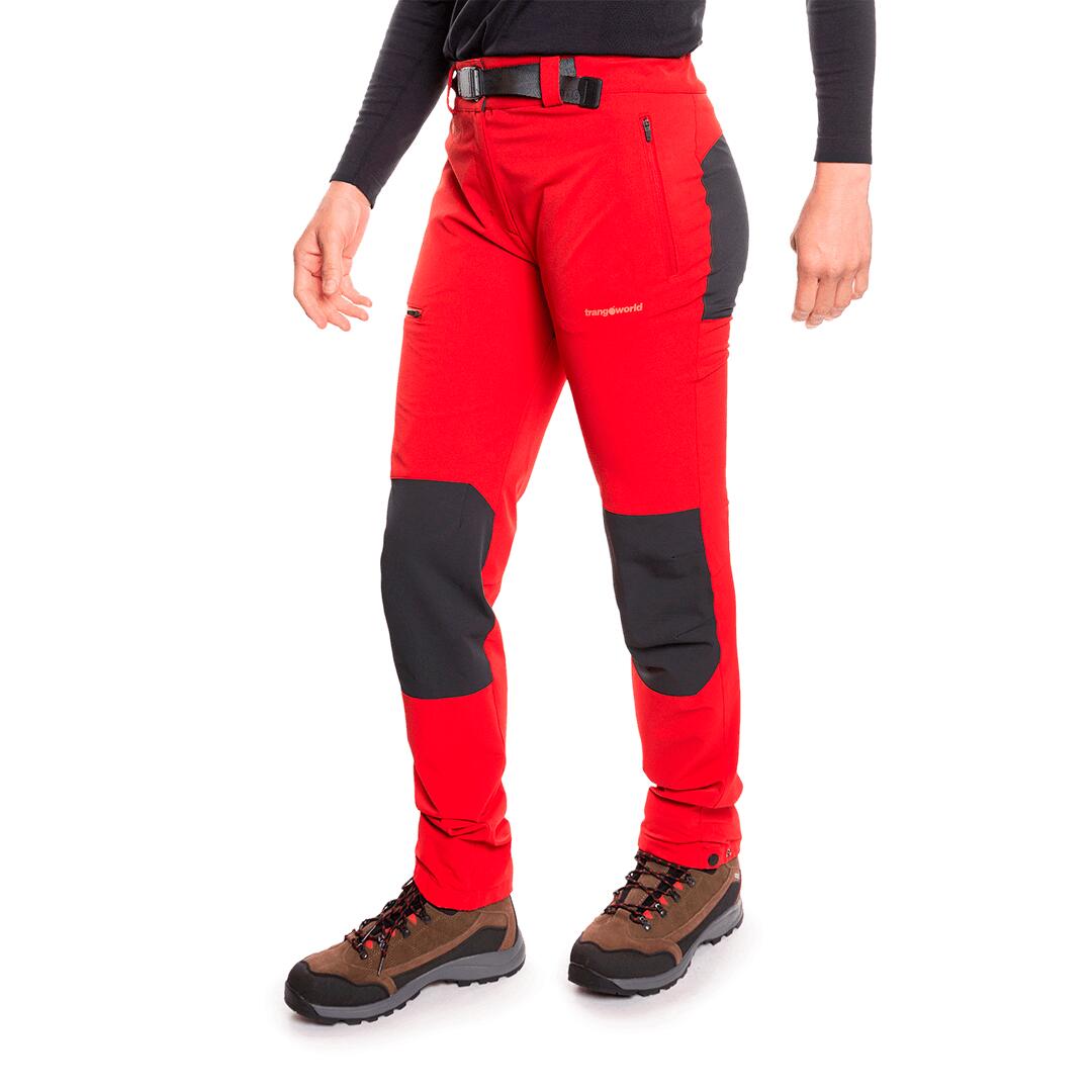 Pantalón para Mujer Trangoworld Lahan Rojo/Negro 3/6