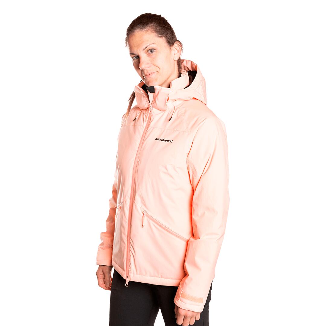 Chaqueta acolchada para Mujer Trangoworld Bodo termic vd Rosa/Marrón Impermeable 3/7