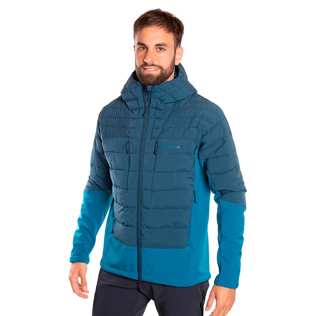 Chaqueta acolchada para Hombre Trangoworld Beraldi kb Azul/Azul 3/7