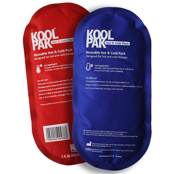 KOOLPAK Koolpak Luxury Hot & Cold Pack Oval - 12.5 X 25.5cm - Pack Of 20