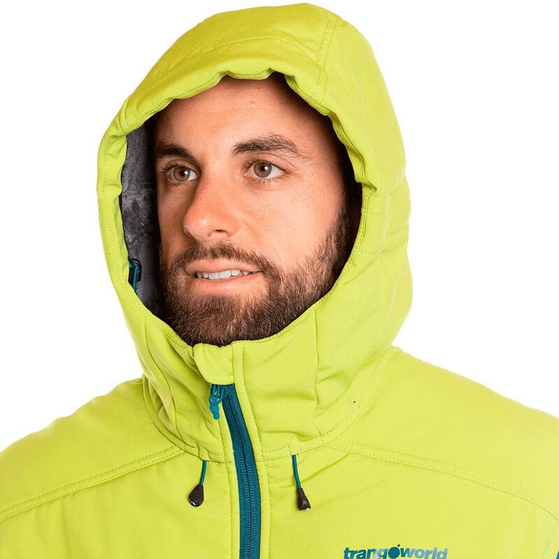 Chaqueta cortavientos para Hombre Trangoworld Chantar Azul/Verde