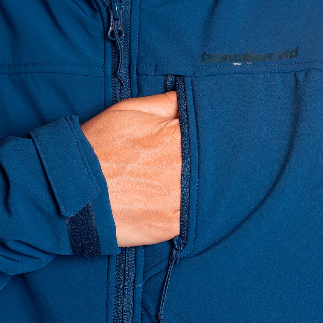 Softshell para Hombre Trangoworld Larvik Azul 5/7