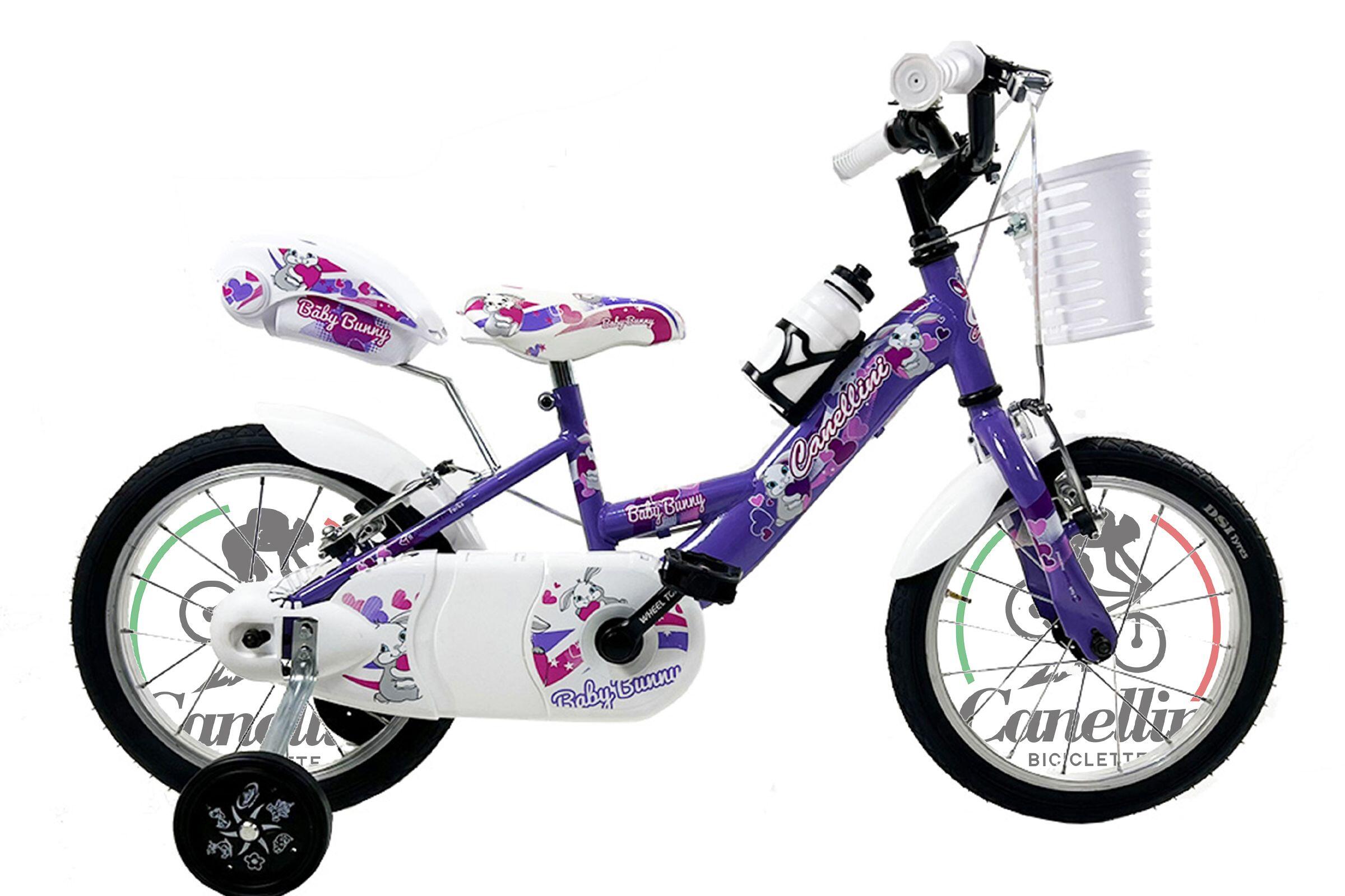 CANELLINI Bici da bambina Canellini VENERE 14" BABY BUNNY - Viola