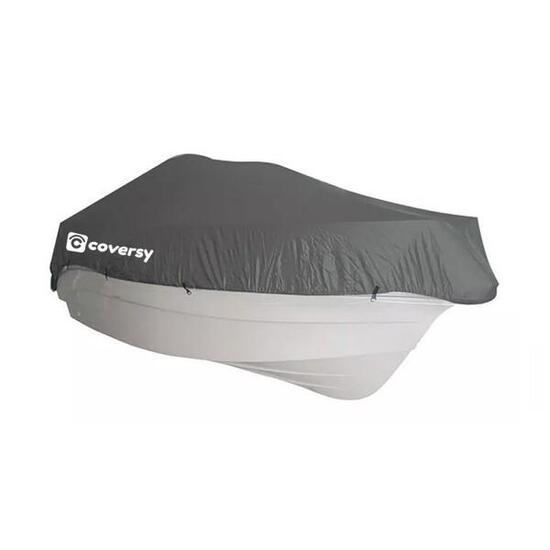 Housse bateau moteur - Gris Pour un bateau de 430 à 510 cm de long x 239 cm