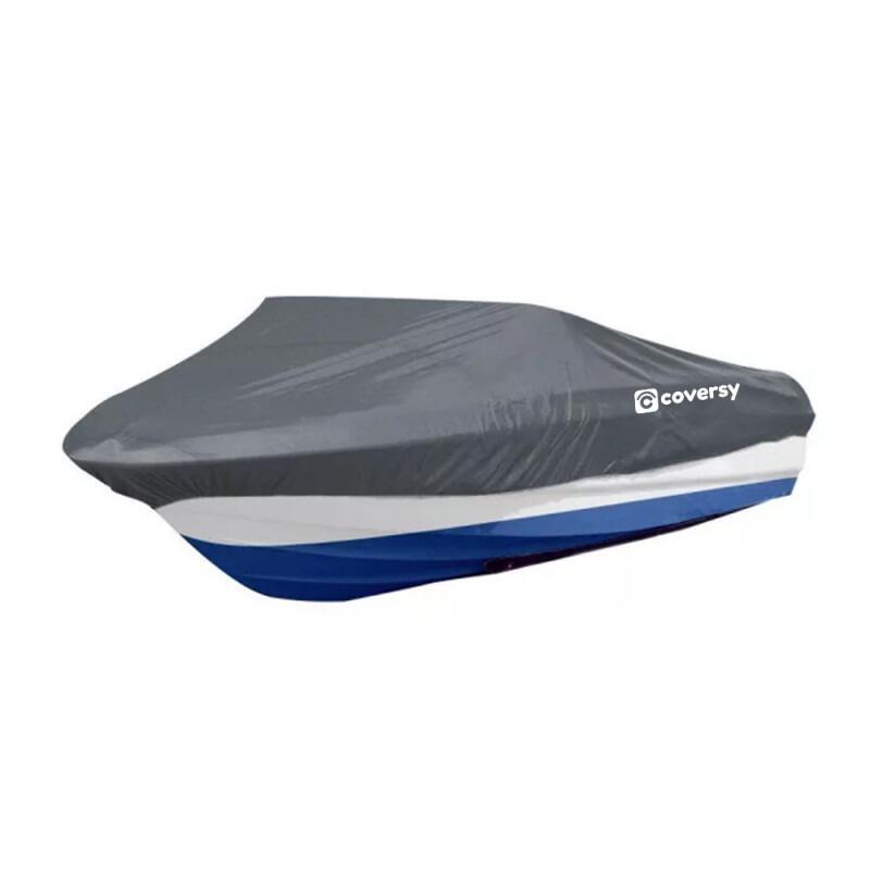 COVERSY Cobertura para barco a motor -Para um barco de 620 a 690cm de comprimentox380cm