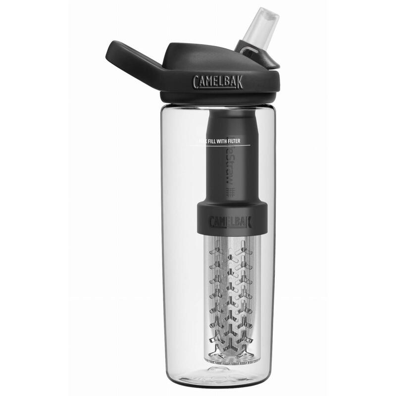 Bidon Camelbak Eddy® + filtered by LifeStraw® with Tritan™ Renew - Clear, 20OZ