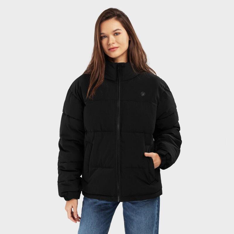 Damen wasserfeste steppjacke Russell-W SIROKO Schwarz