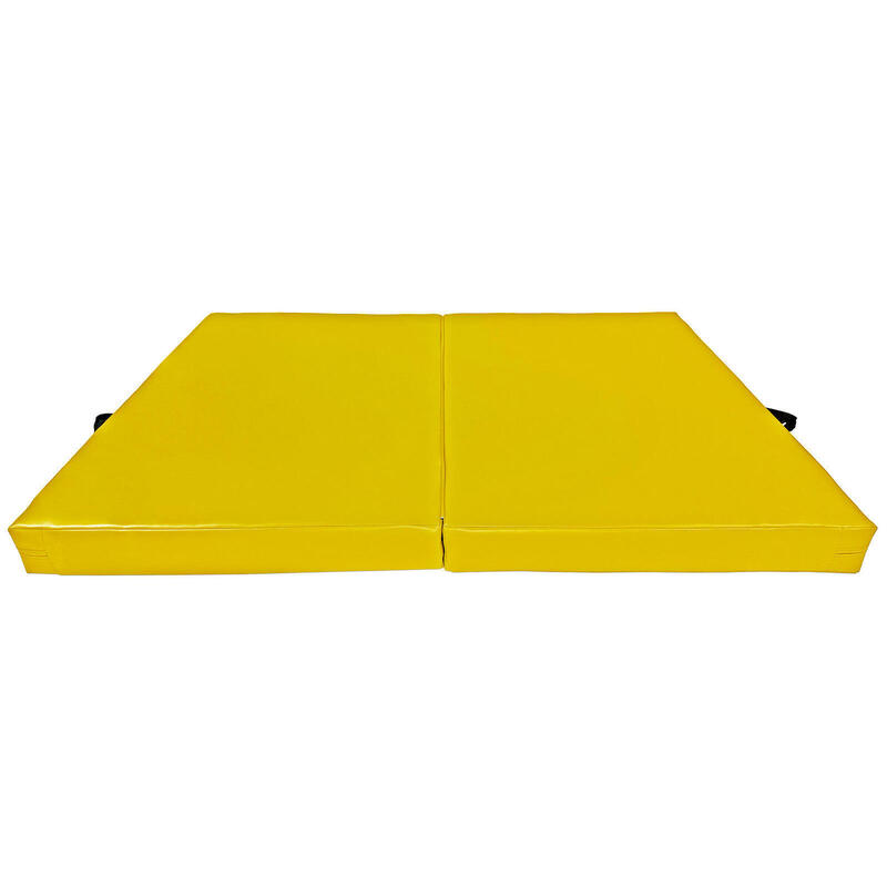 Materac asekuracyjny składany UNDERFIT 140 x 100 x 10 cm żółty