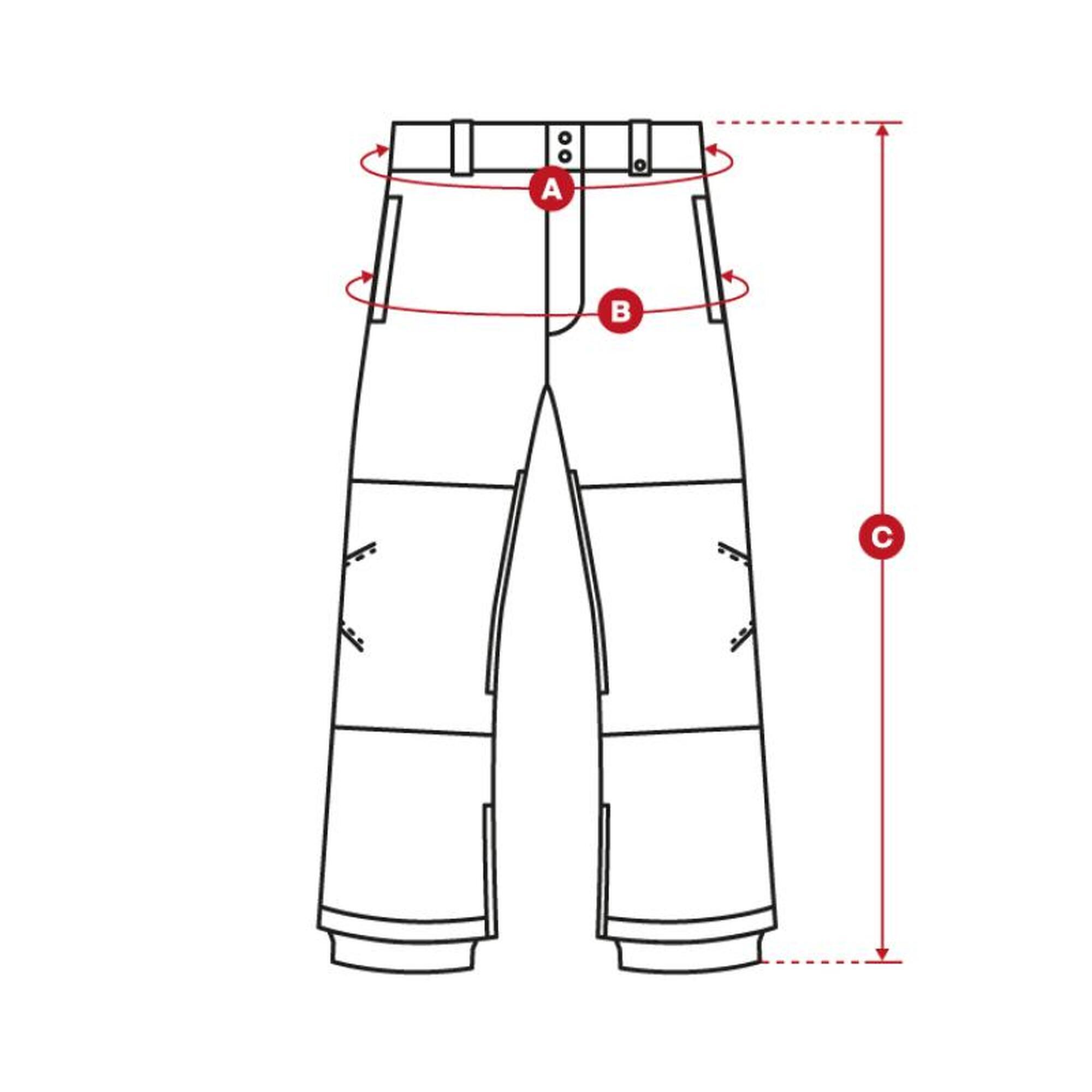 Calças de snowboard hardshell mulher Desportos de inverno Peyto-W SIROKO Preto