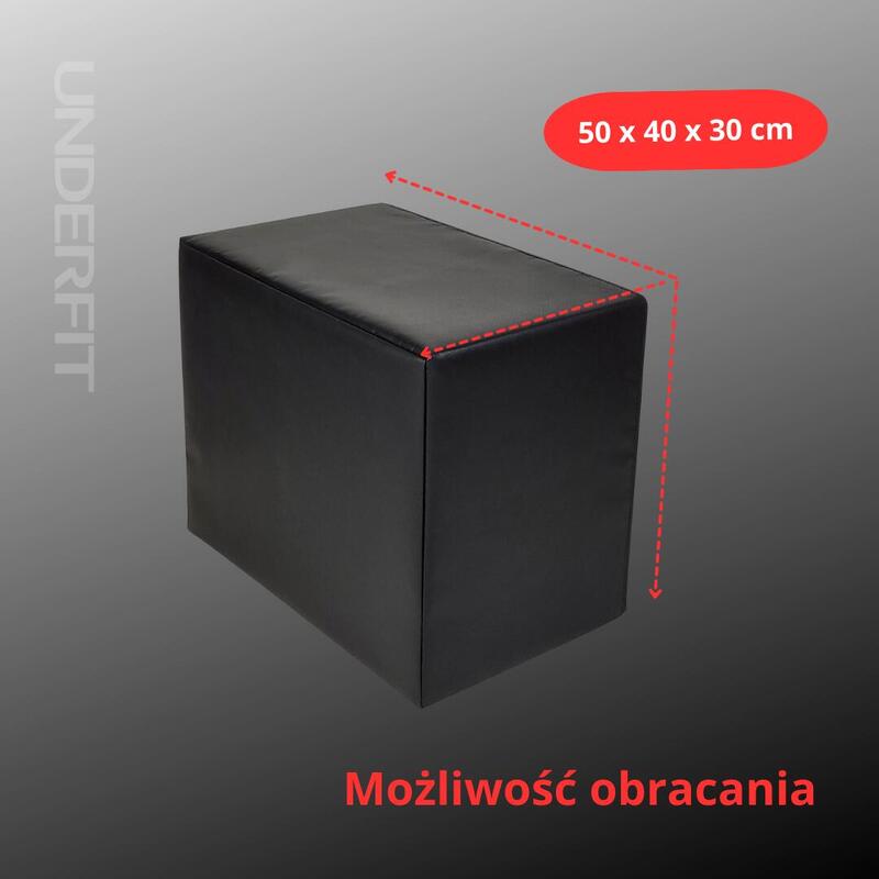 Skrzynia plyo UNDERFIT soft box 50 x 40 x 30 cm czarna