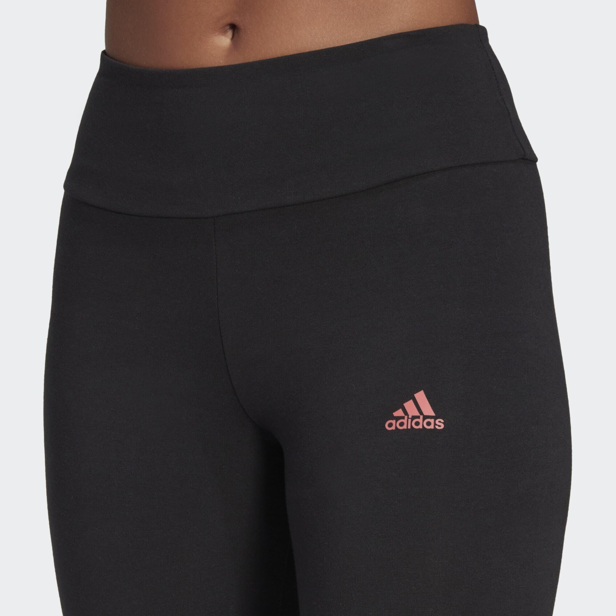 ESSENTIALS HIGH-WAISTED LOGO LEGGING 4/5