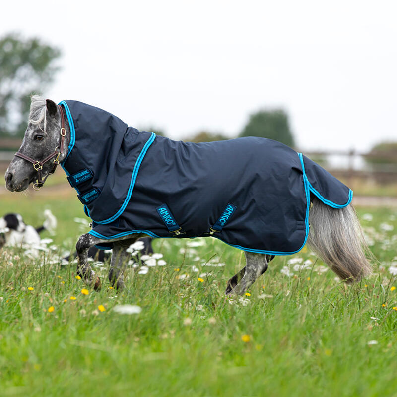 Deken Horseware Amigo Hero 6 Petite Plus 200gr Donkerblauw