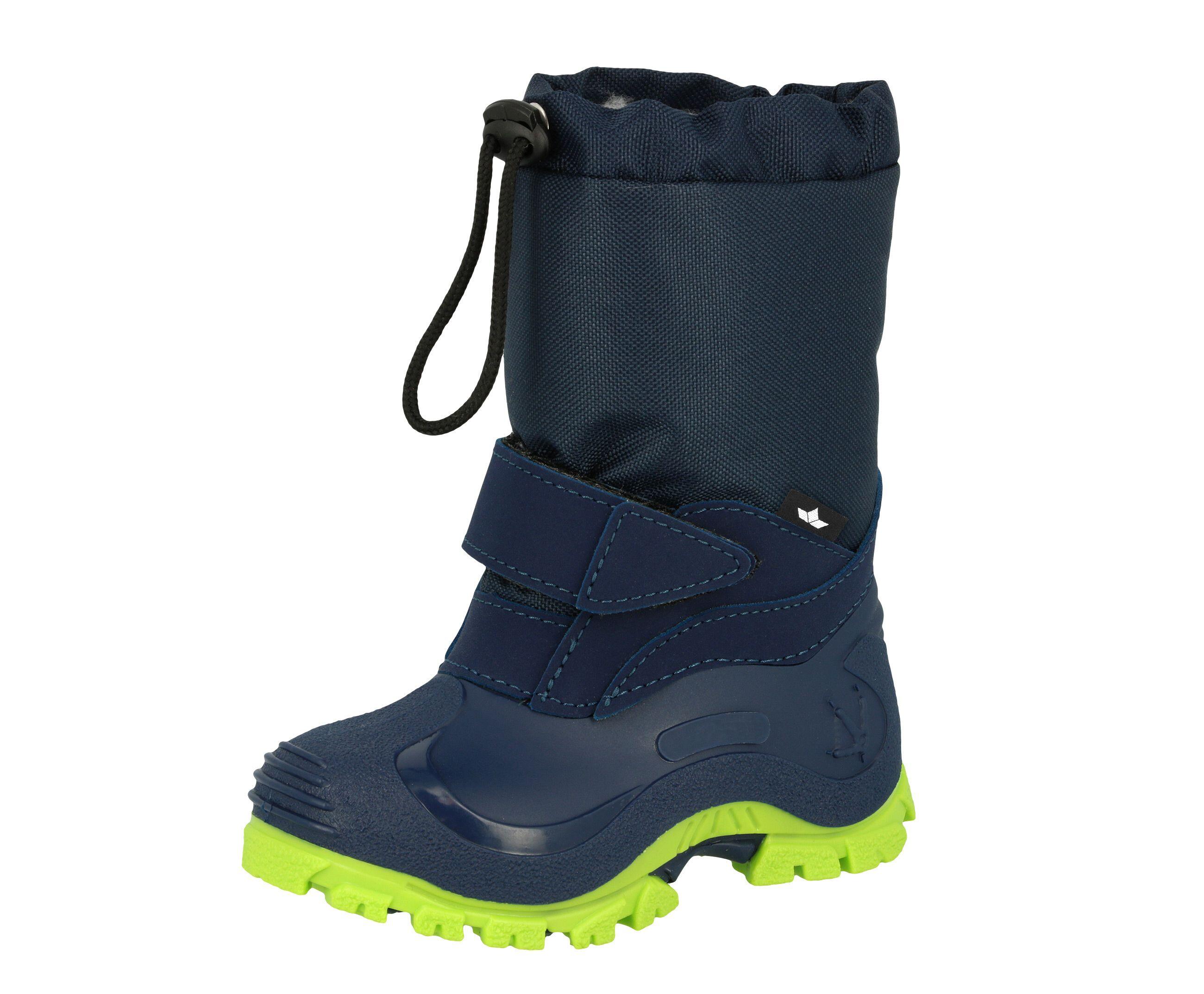 LICO LICO Werro Kids' Boots Nylon Blue, Quick Lacing, Warm Lining