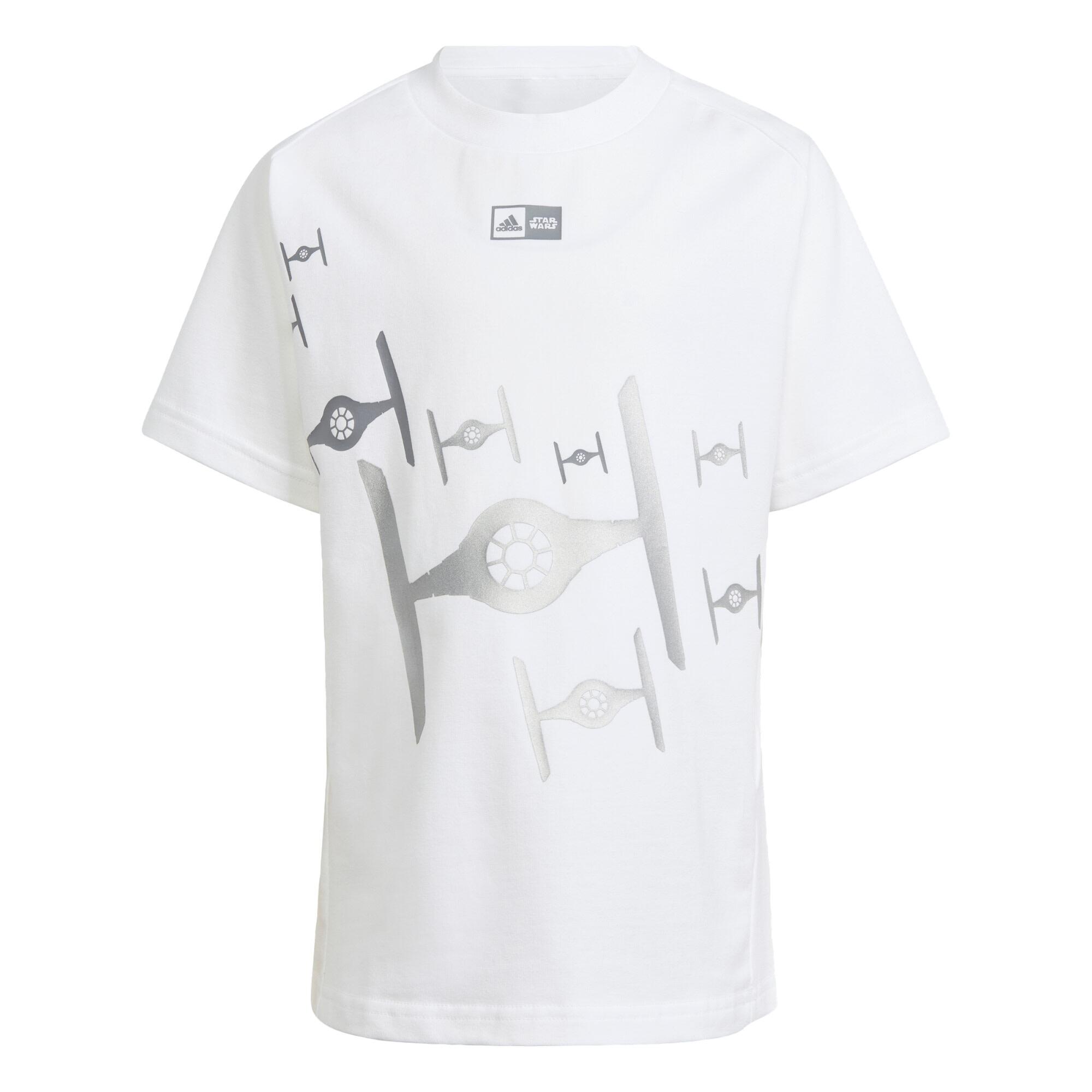Adidas - T-shirt Adidas X Star Wars Z.n.e. - T-shirt Manches Courtes - Blanc - 2-3 Ans - Decathlon