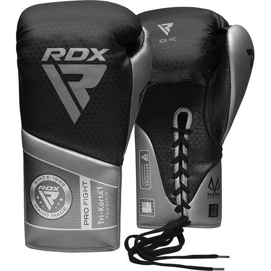 Gants de boxe RDX K1 Mark Pro Noir Argent 10oz