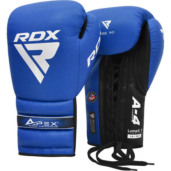 RDX Boxhandschuhe Pro Training APEX A4 Blau 16 oz