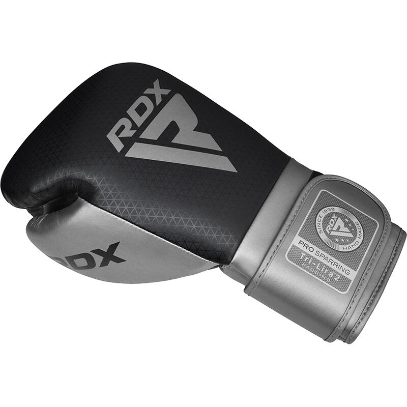 Boxhandschuhe RDX Mark Pro Sparring Tri Lira 2 Silber-14OZ 4/7