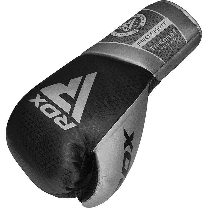Guantoni Boxe RDX K1 Mark Pro Nero Argento 8oz 3/7