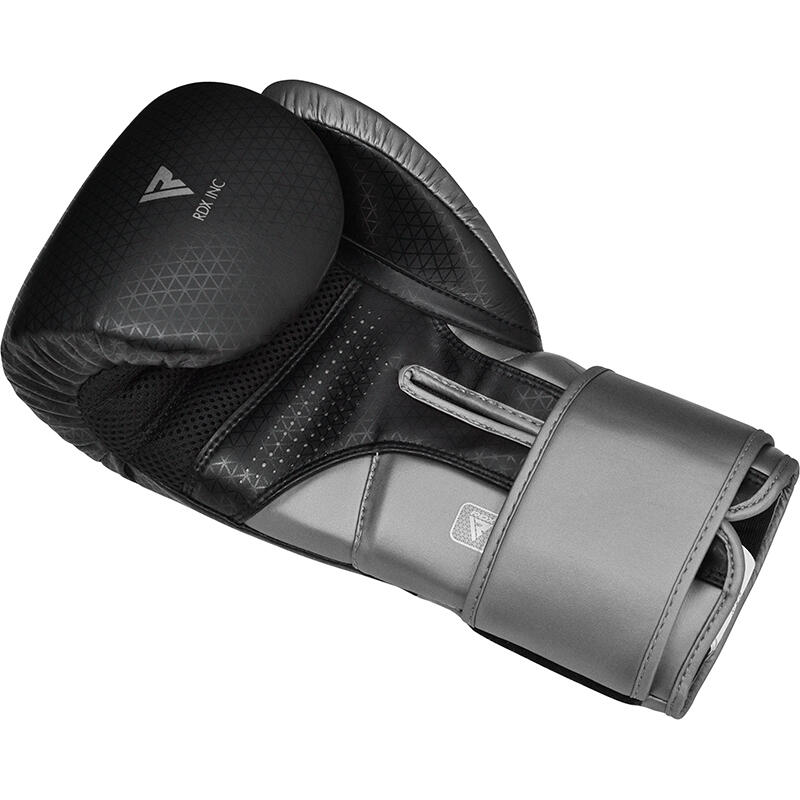 Boxhandschuhe RDX Mark Pro Sparring Tri Lira 2 Silber-14OZ 5/7