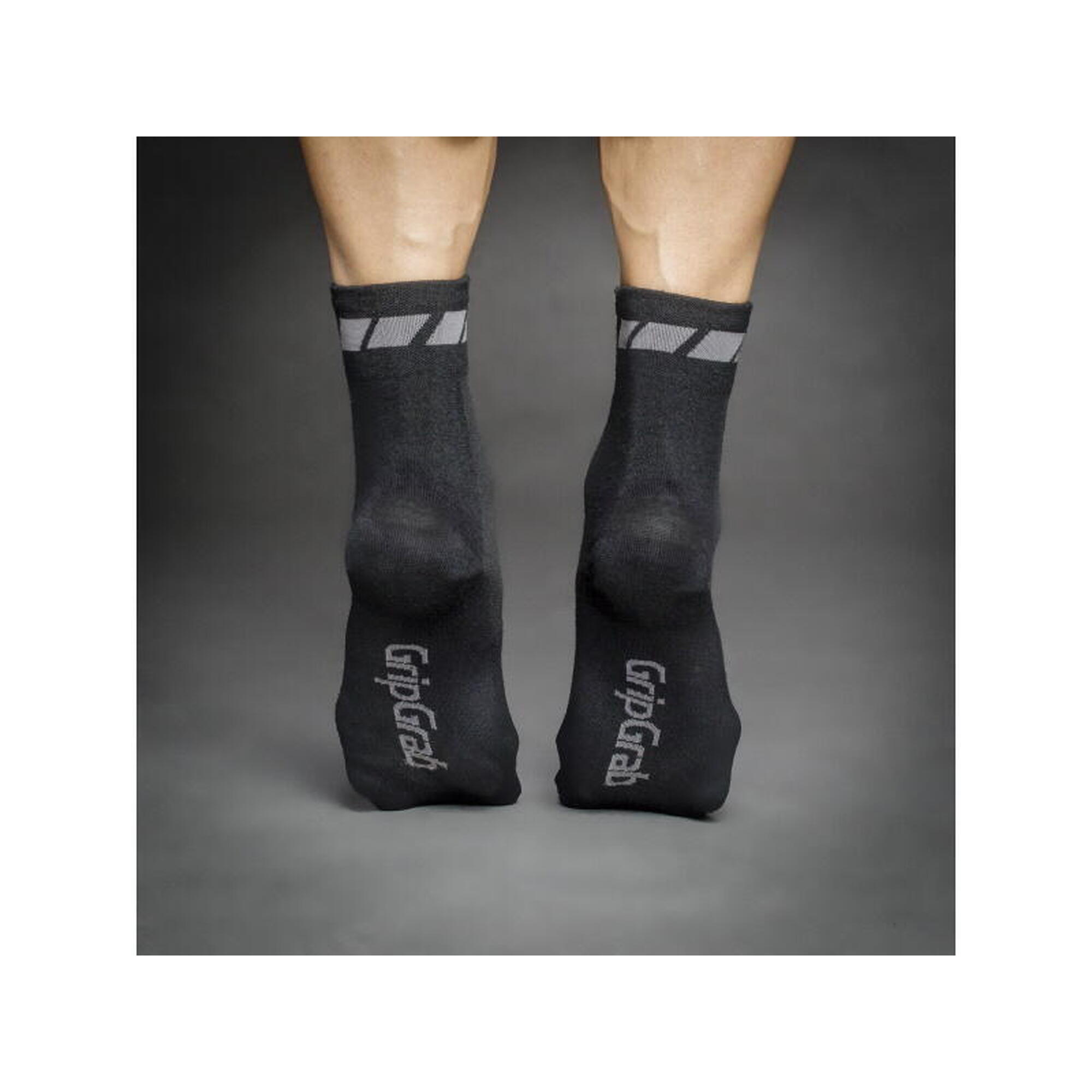 GripGrab - Merino Regular Cut Cycling Socks - Noir - Unisexe - Taille L