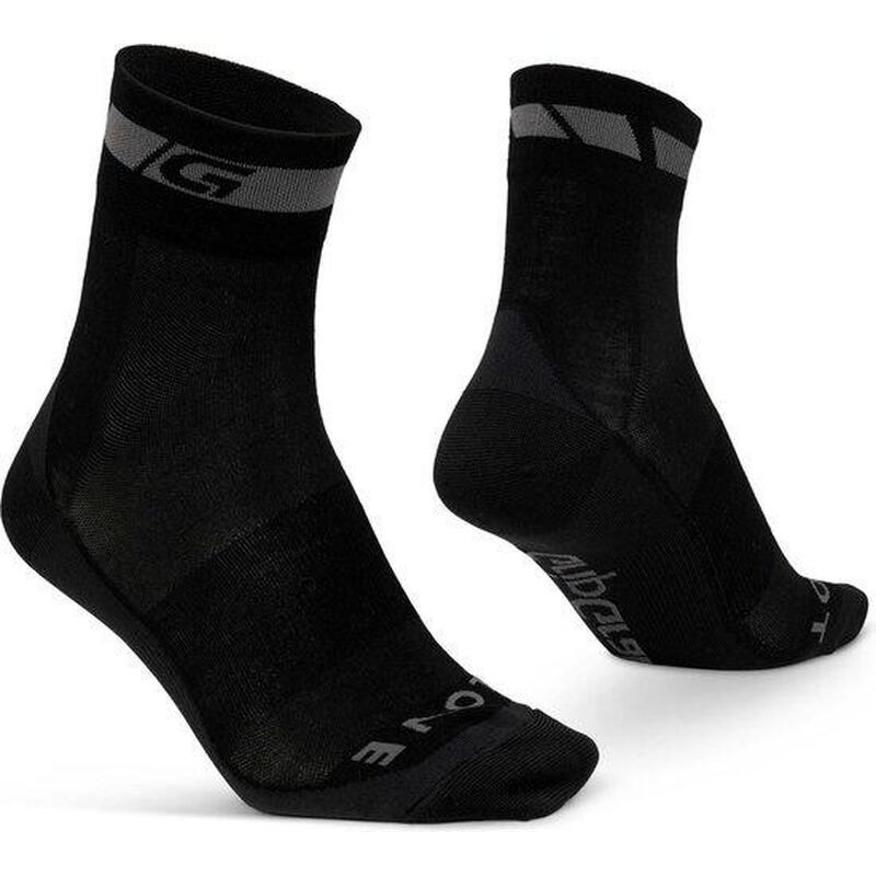 GripGrab - Merino Regular Cut Cycling Socks - Noir - Unisexe - Taille L