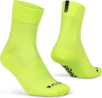 Chaussettes de sport cycliste été - GripGrab Lightweight SL Performance jaune