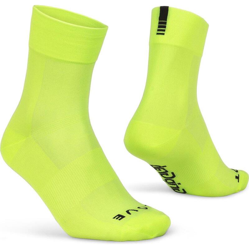 Chaussettes à vélo d'été unisexe taille S - Performance SL légère Jaune