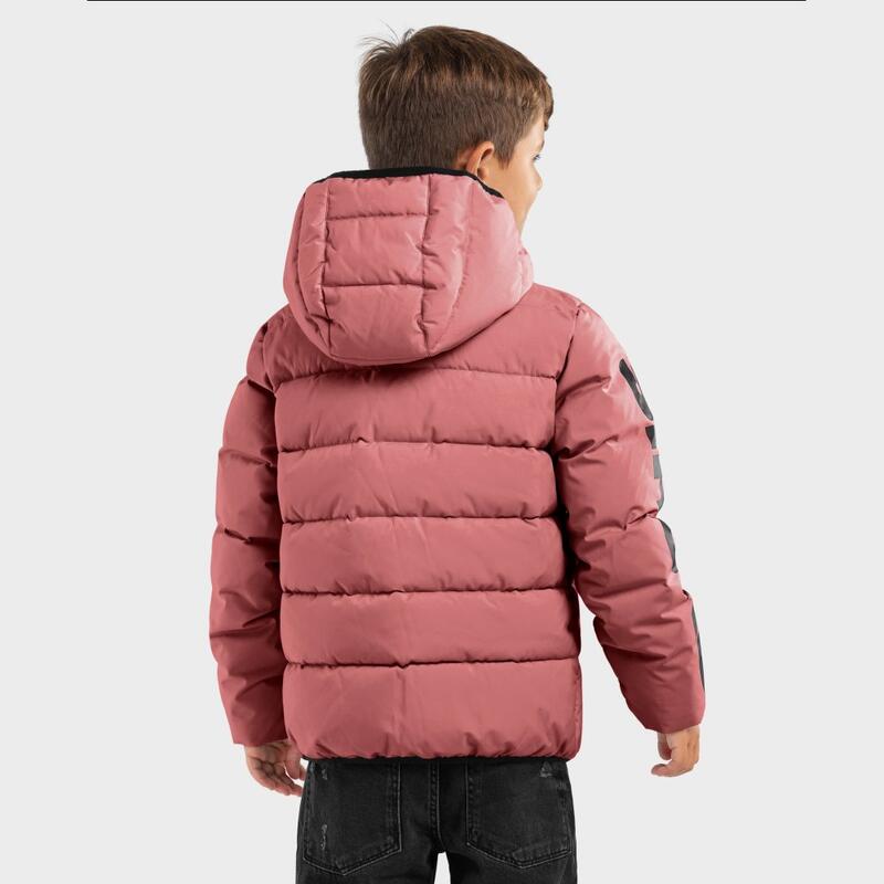 Chaqueta acolchada resistente al agua niño lifestyle Niños y Niñas Mist Rosa