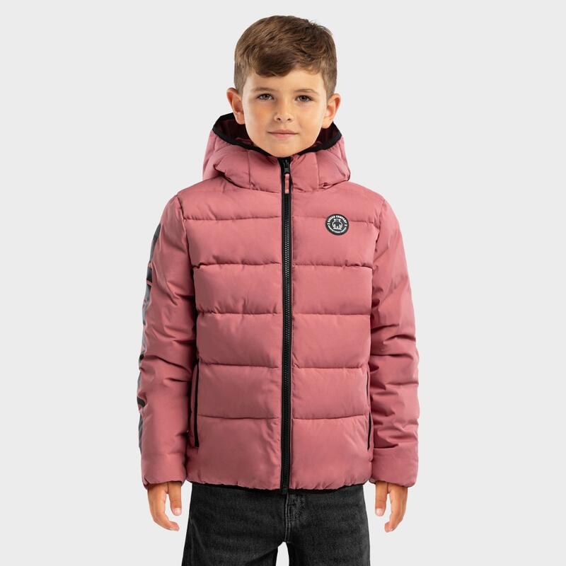 Chaqueta acolchada resistente al agua niño lifestyle Niños y Niñas Mist Rosa