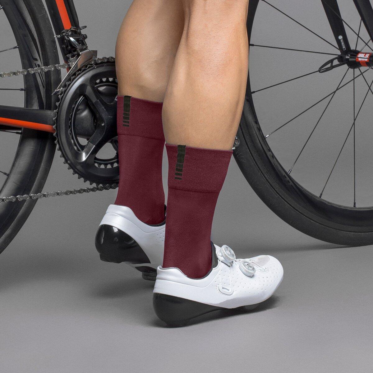 Chaussettes de sport cycliste été - GripGrab Lightweight SL Performance rouge 3/6