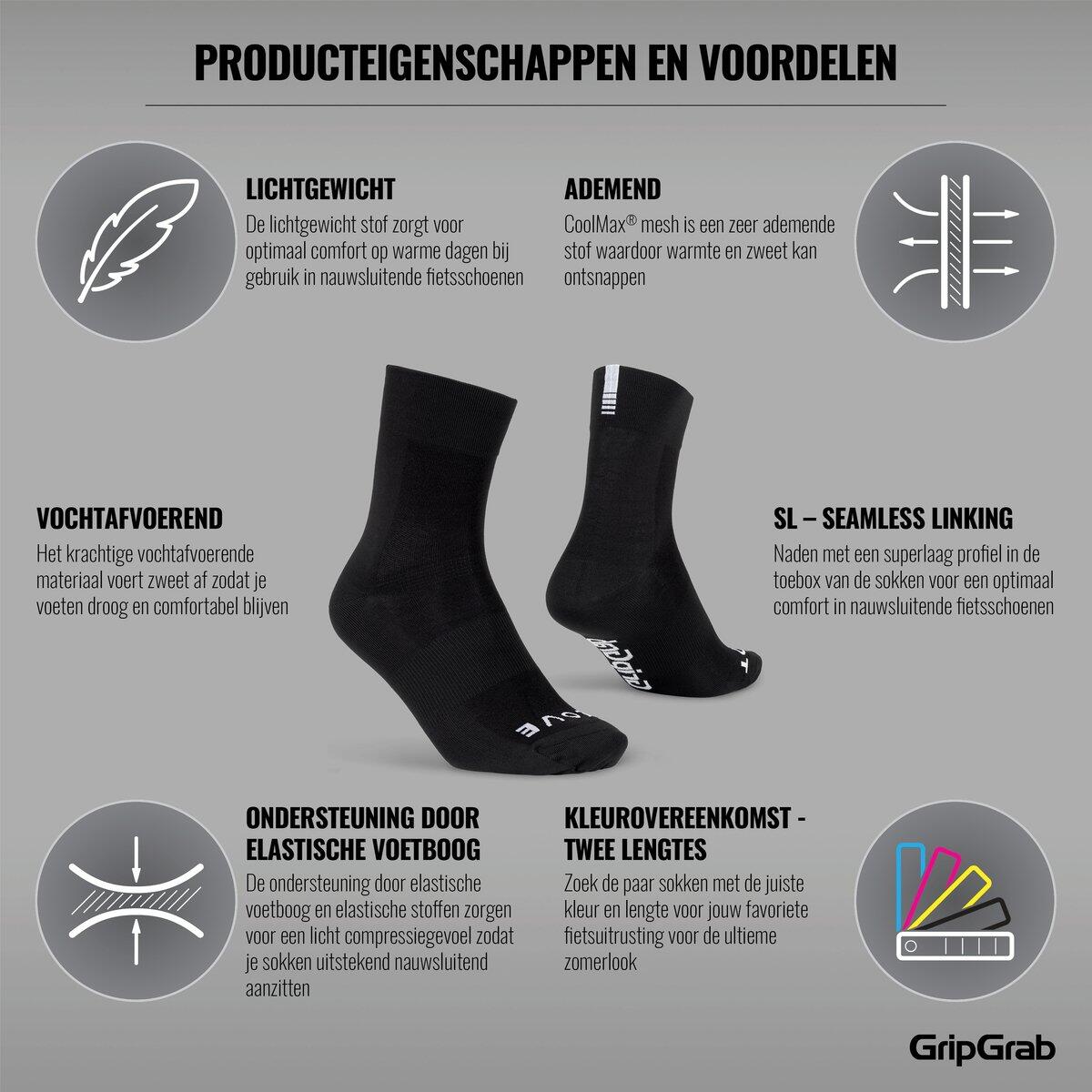 Wielersportsokken zomer unisex - Lightweight SL Performance zwart 4/6