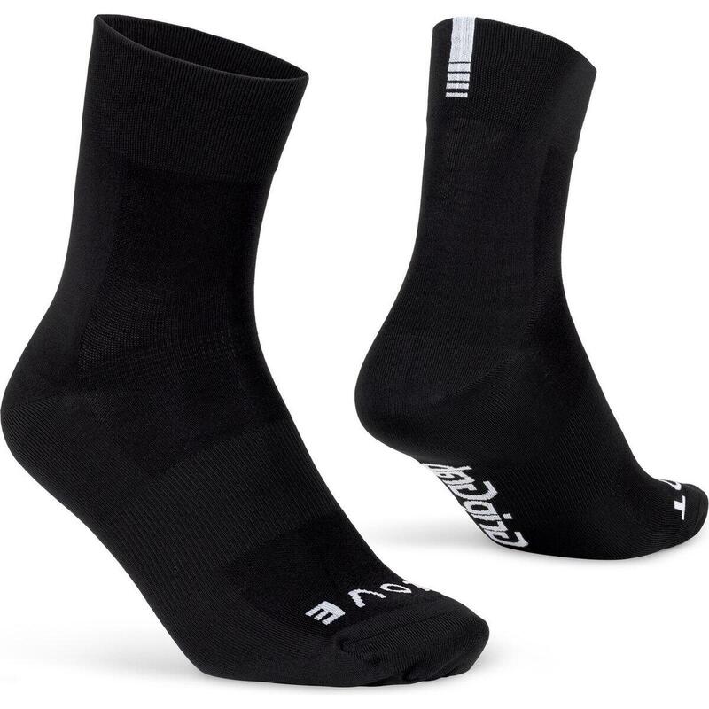 Fahrradsocken Sommer Unisex Größe XS - Lightweight SL Performance Schwarz