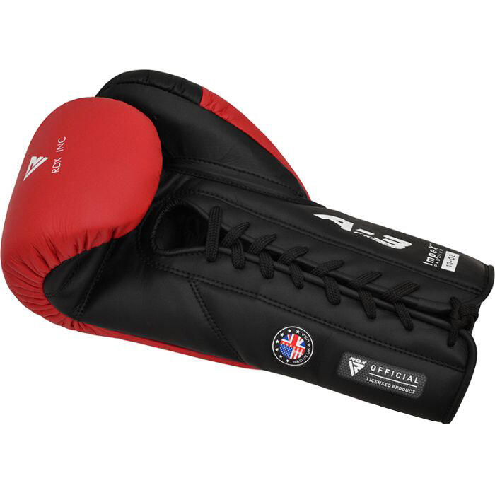 Guantoni Boxe RDX Pro Fight APEX A3 Rossi 8 oz 3/6