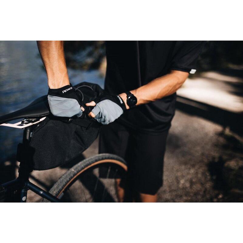 Gants vélo été taille L unisexe - Iton noir