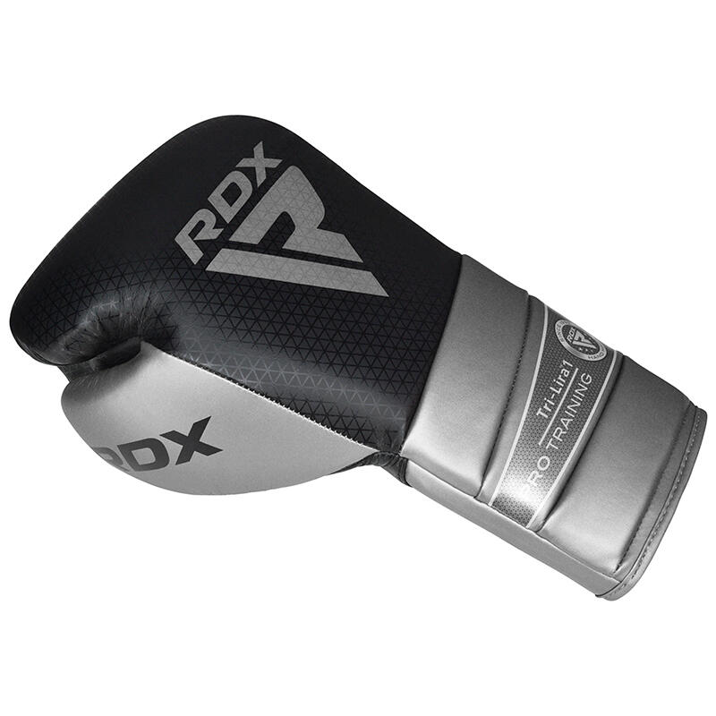 Guantoni Boxe RDX Mark Pro Sparring Tri Lira 1 Argento-14OZ 4/6