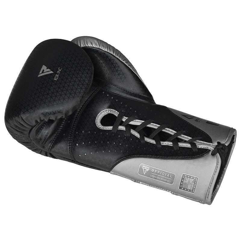 Guantoni Boxe RDX Mark Pro Sparring Tri Lira 1 Argento-14OZ 6/6