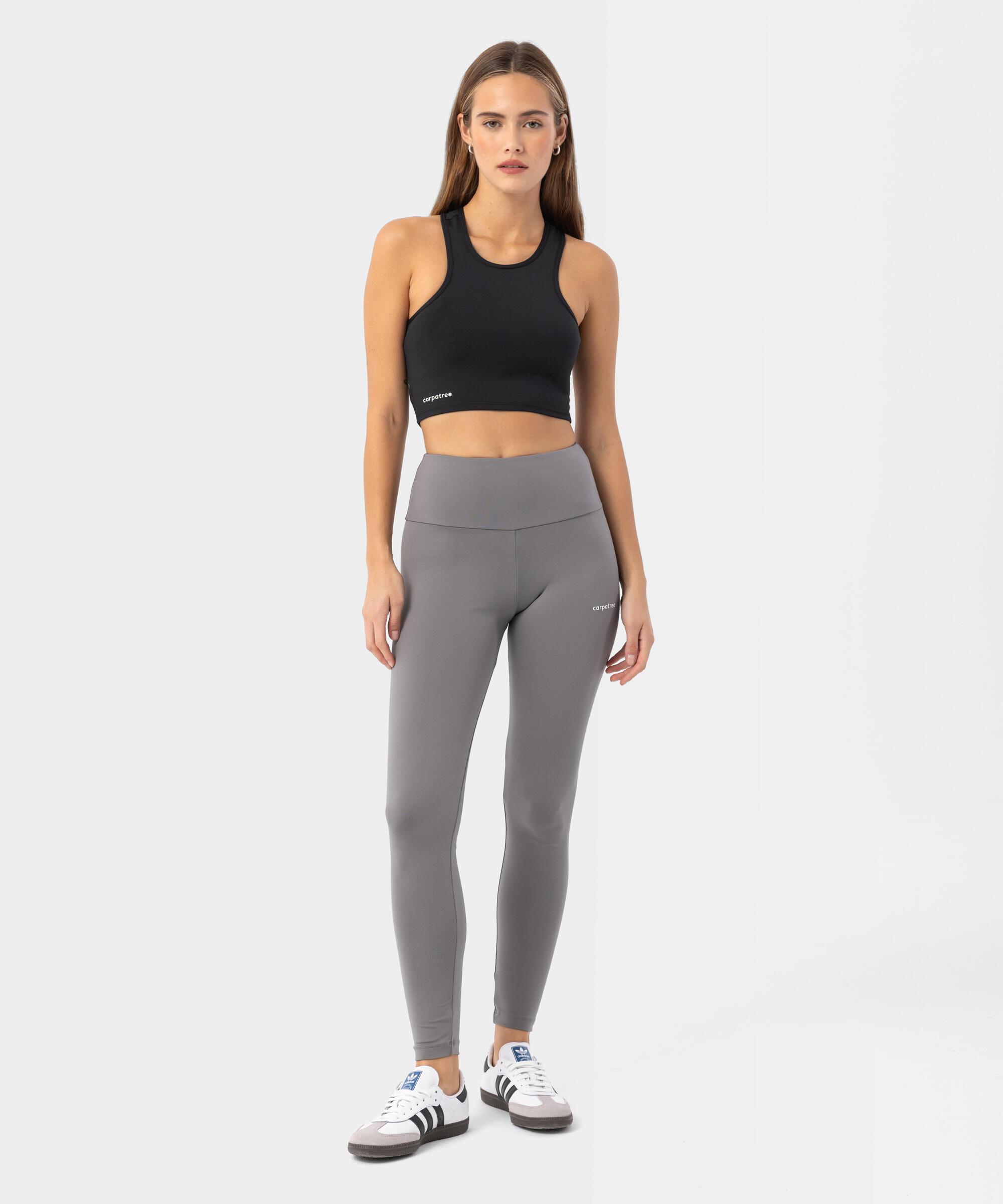 Klassieke sportlegging met hoge taille voor dames Carpatree 3/6