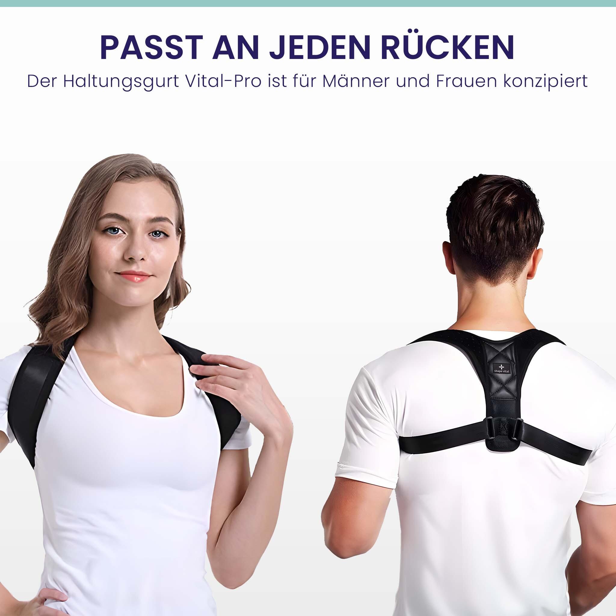 Haltungsgurt Vital-Pro - correcteur posture - ceinture dorsale - maintien dos 4/7