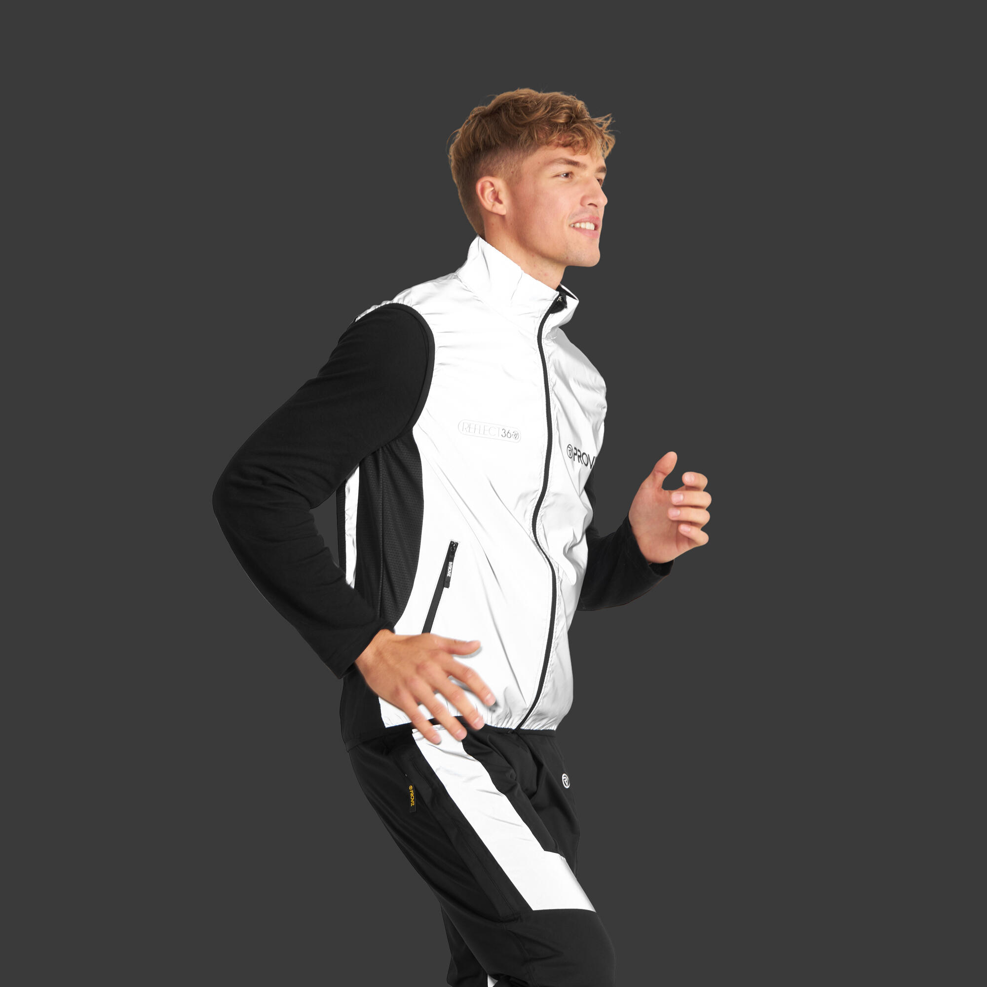 Proviz Men's REFLECT360 Lightweight Reflective Running Gilet 7/8