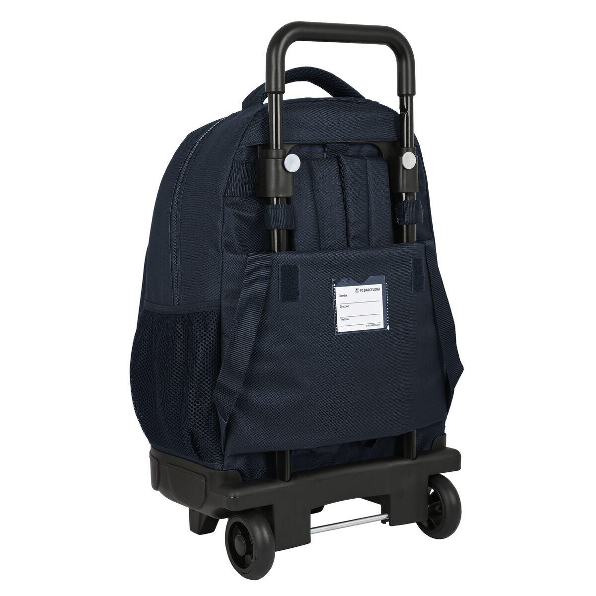 Mochila Escolar con Ruedas F.C. Barcelona Granate 2/3