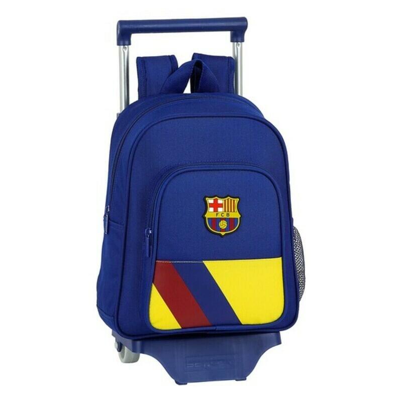 Mochila Escolar con Ruedas Azul