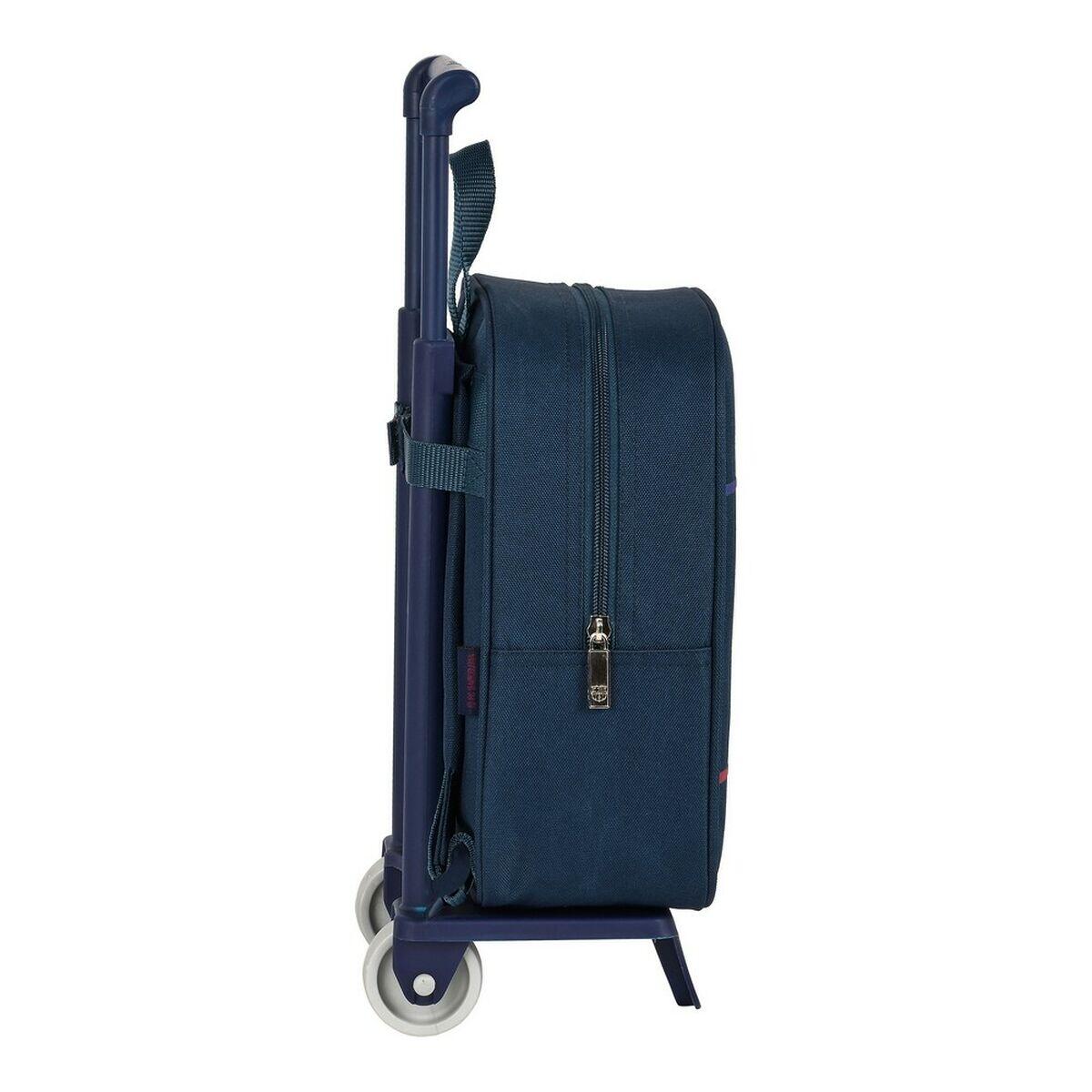 Mochila Escolar con Ruedas F.C. Barcelona Deportivo 3/4