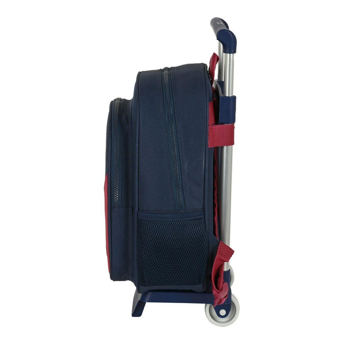 Cartable à roulettes F.C. Barcelona Corporativa Blanc 2/4