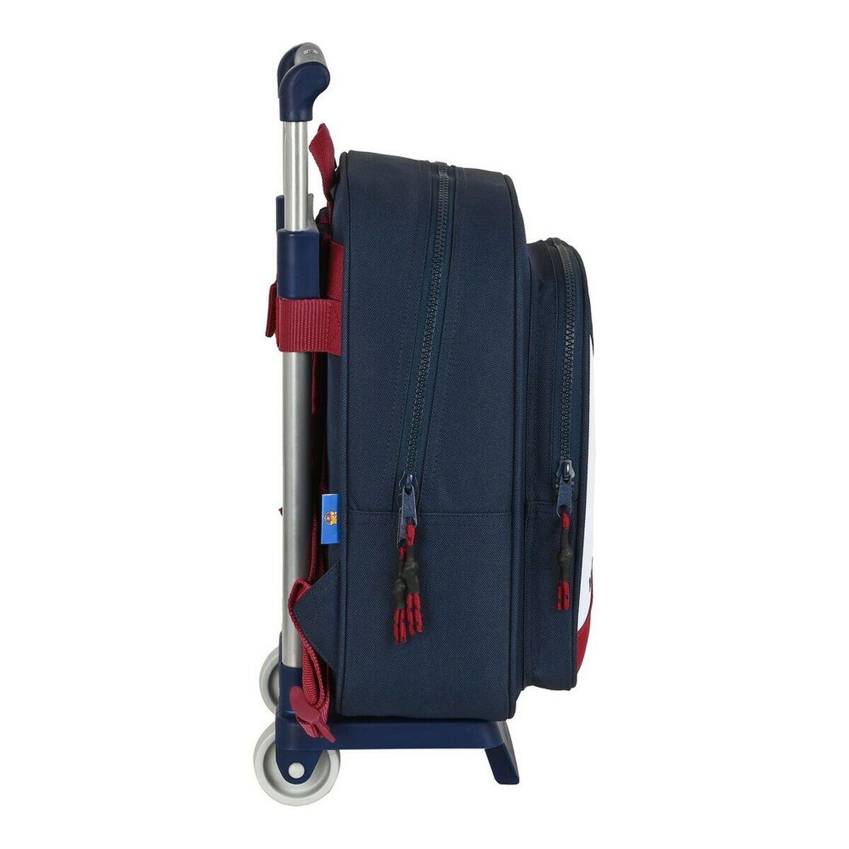Cartable à roulettes F.C. Barcelona Corporativa Blanc 4/4